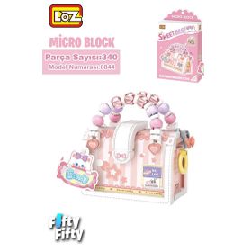 Vagonlife Loz Micro Block Sweet Bag Serisi Boncuklu Çanta 340 Parça Oyuncak Yapım Seti