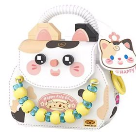 Vagonlife Loz Micro Block Sweet Bag Serisi Kedi Figürlü Çanta 360 Parça Oyuncak Yapım Seti