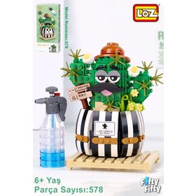 Vagonlife Loz Mikro Bitki Kaktüs LZ1245 578 Parça Oyuncak Yapım Seti