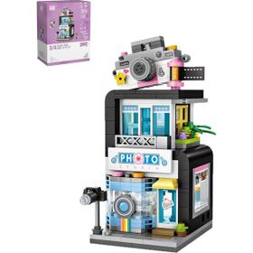 Vagonlife LOZ Street Mini Serisi Fotoğraf Dükkanı -LZ1647 346 Parça Oyuncak Yapım Seti