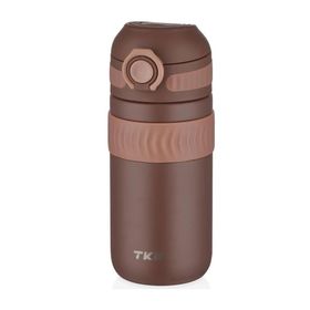 Vagonlife T-2006 450 ml Çikolata Kahve Çift Yalıtımlı Paslanmaz Çelik Termos