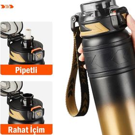 Vagonlife TKK 2022 500 ml Altın Çelik Termos