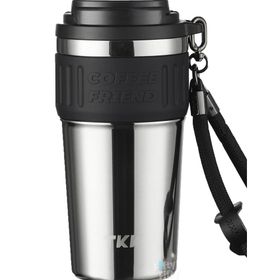 Vagonlife TKK 2023 630 ml Gri Özel Seri Çelik Mug Pipetli Termos