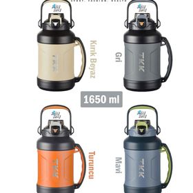 Vagonlife TKK 2028 1650 ml Profesyonel Kırık Beyaz Çelik Termos