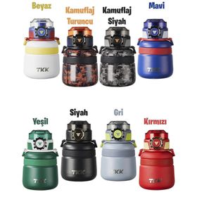 Vagonlife TKK 2029 600 ml Siyah Çelik Termos
