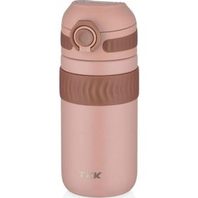 Vagonlife TKK T2006 Pembe 450 ml Paslanmaz Çelik Termos
