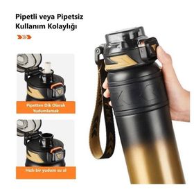 Vagonlife TKK T2025 Orange 900 ml Çelik Termos