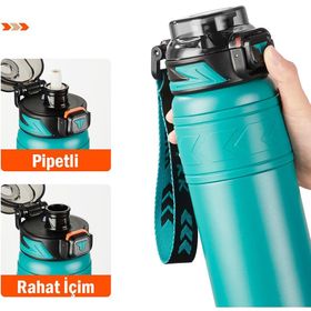 Vagonlife TKK2025 900 ml Yeşil Çelik Termos