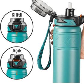 Vagonlife TKK2025 900 ml Yeşil Çelik Termos