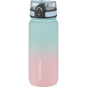 Vagonlife Uzspace 3037 650 ml Mint Yeşili Pembe Tritan Matara