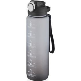 Vagonlife VGN-2219 Gri Siyah 1000 ml Pipetli Tritan Çift Renkli Matara