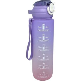 Vagonlife VGN-2219 Mor Pipetli Tritan Çift Renkli Matara