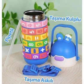 Vagonlife VGN-30031 3 Adet 430 ML Mavi Çelik Termos
