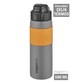 Vagonlife VGN031 580 ml Gri Çelik Matara