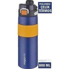 Vagonlife VGN032 800 ml Lacivert Çelik Matara