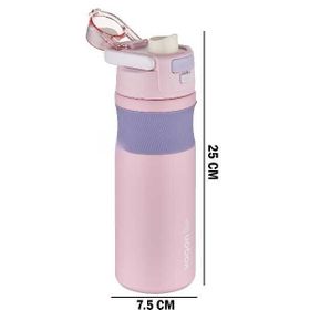 Vagonlife VGN033 580 ml Pembe Mor Çelik Matara