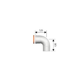 Vaillant 90 Derece Hermetik Dirsek