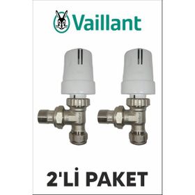 Vaillant VAI-TP1 2 Adet Köşe Pex Termostatik Radyatör Vanası