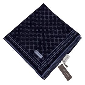 Vakko Twill Özel Seri Lacivert İpek Eşarp