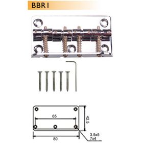 Valencia BBR1CR Krom Rengi Bas Gitar Köprüsü
