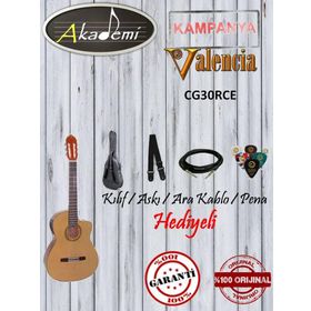 Valencia CG30RCE Elektro Klasik Gitar