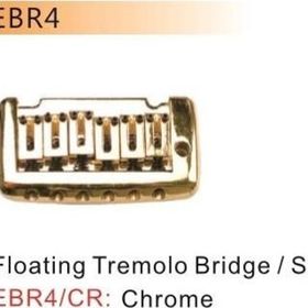 Valencia EBR4CR Krom Dr.Parts 87 mm Elektro Tremolo Köprü+Kol Set