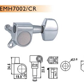 Valencia EMH7002CRR6 Elektro Gitar Akort Mekanizması