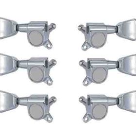 Valencia EMH7004CRR3L3 6'lı Set 3 Sağ+3 Sol Krom Elektro Gitar Burgusu