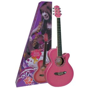 Valencia GRA1KCPP Gypsy Rose Mor Akustik Gitar Set
