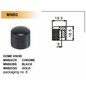 Valencia MNB2BK Gitar Pot Düğme Başlığı