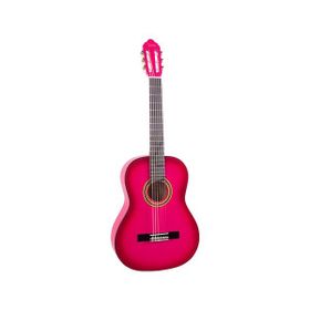 Valencia VC102TPKS 6-8 Yaş Sap Çelikli 1/2 Pembe Sunburst Klasik Gitar