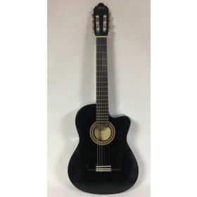 Valencia VC104CVTBK Cutaway Siyah Elektro Klasik Gitar