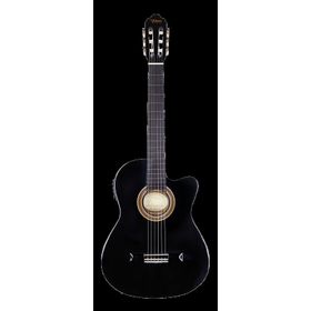 Valencia VC104THNCEBK Elektro Klasik Gitar