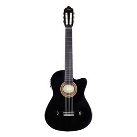 Valencia VC104THNCEBK Elektro Klasik Gitar