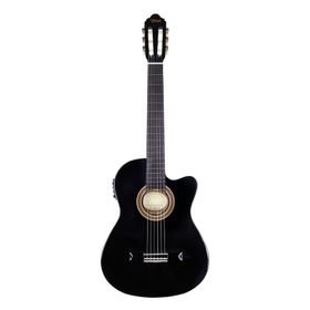 Valencia VC104THNCEBK Elektro Klasik Gitar