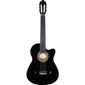 Valencia VC104THNCEBK Elektro Klasik Gitar