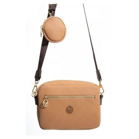 Valentino Orlandi VLT068 Camel Kadın Çapraz Askılı Çanta