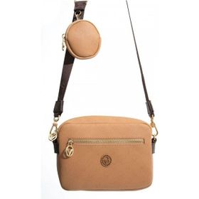 Valentino Orlandi VLT068 Camel Kadın Çapraz Askılı Çanta