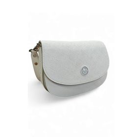 Valentino Orlandi VLT077 Monogram Beyaz Kadın Çapraz Askılı Çanta