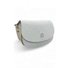 Valentino Orlandi VLT077 Monogram Beyaz Kadın Çapraz Askılı Çanta