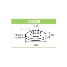 Valeo 186226 Ön Fren Aynası