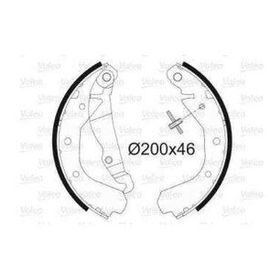 Valeo 562038 Arka Fren Balatası