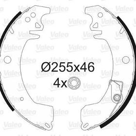 Valeo 562045 Arka Fren Balatası