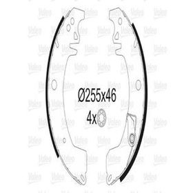 Valeo 562045 Arka Fren Balatası