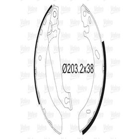 Valeo 562086 Arka Fren Balatası