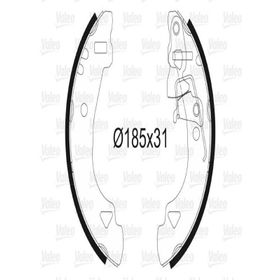 Valeo 562583 Arka Fren Balatası
