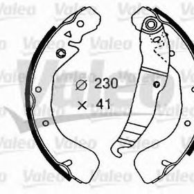 Valeo 562640 Arka Fren Balatası