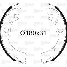 Valeo 562734 Arka Fren Balatası