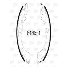 Valeo 562734 Arka Fren Balatası