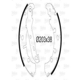 Valeo 562772 Arka Fren Balatası